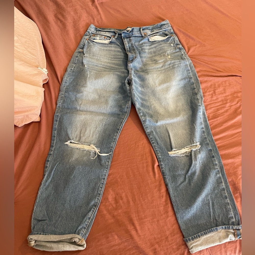 LOFT girlfriend jeans size 14/32